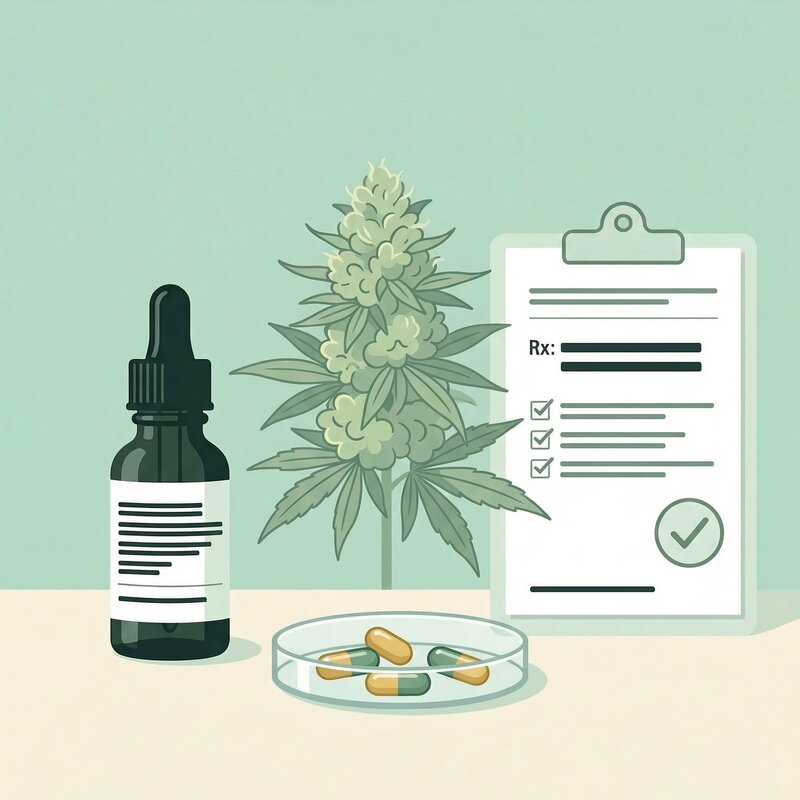 Medizinisches Cannabis – Illustration
